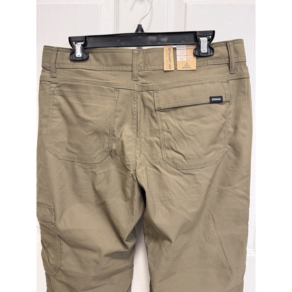 PrAna Stretch Zion II Relaxed Straight Pants Men's 32x30 Slate Green Hiking NWT - Picture 5 of 9